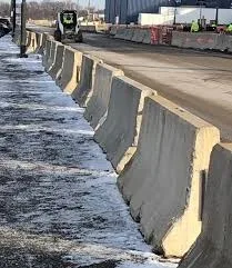 Pedestrian walkway at Construction Site