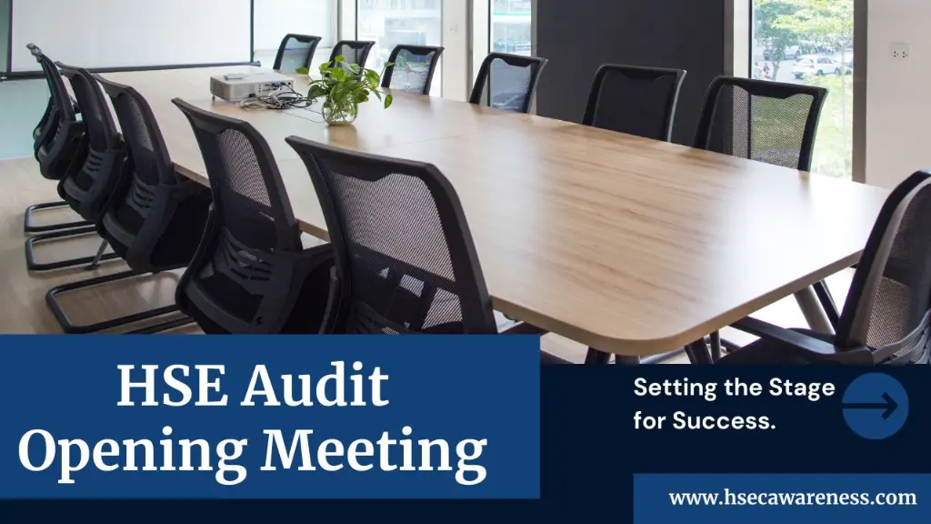 HSE Audit Opening Meeting: Setting the Stage for Success