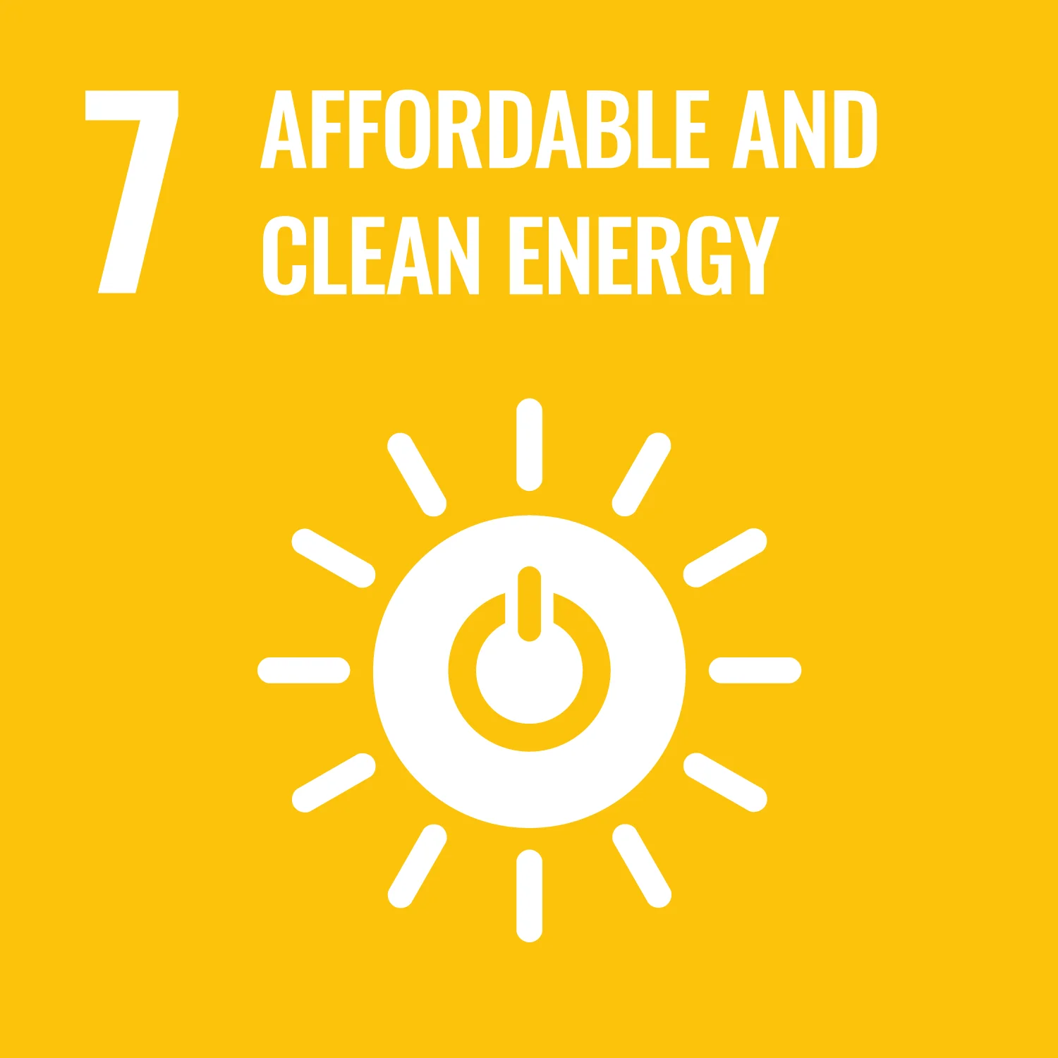 Sustainable Development Goal (SDG) no. 7: Affordable and Clean Energy